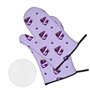 YYHHAOFA Blueberry Cake Lot de 4 maniques isolantes pour cuisine et pâtisserie pour une protection anti-brûlure épaisse et durab
