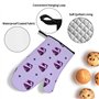 YYHHAOFA Blueberry Cake Lot de 4 maniques isolantes pour cuisine et pâtisserie pour une protection anti-brûlure épaisse et durab