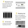 GQYYS 1000W Machine à Barbe à Papa Appareil Barbe a Papa Professionnel, Écoutez de la musique avec la fonction Bluetooth USB, Fa