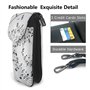 Dmorj Porte-monnaie mural pour téléphone portable : petit sac à bandoulière en cuir pour femme avec fentes pour cartes de crédit