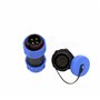 HangTon HE21 Connecteur circulaire en plastique étanche à 4 broches 30 A mâle femelle