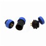 HangTon HE21 Connecteur circulaire en plastique étanche à 4 broches 30 A mâle femelle