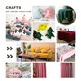 NAKAN Tissu Velours Vert Tissu de Draperie en Velours D'ameublement Mat au Mètre 150cm Large pour Tapisserie D'ameublement, Hous