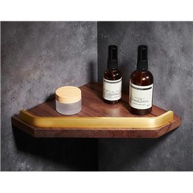 Étagère d’Angle Triangulaire Panier monocouche pour Rack de Rangement pour shampooing