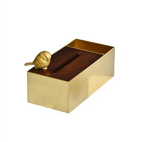 GHYUB Multifonctions Stockage Tissue Box Ménagers，boîte À Mouchoirs en Métal，Distributeur De Mouchoir Pratique pour Salle De Bai