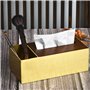 GHYUB Multifonctions Stockage Tissue Box Ménagers，boîte À Mouchoirs en Métal，Distributeur De Mouchoir Pratique pour Salle De Bai