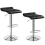 WOLTU Tabouret de Bar Lot de 2, Chaises de Bar, Tabourets de Comptoir avec Repose-Pieds, Réglable en Hauteur, Pivotant à 360°, e