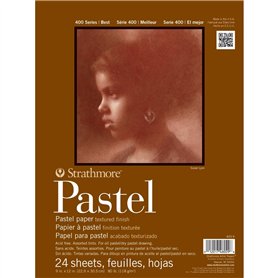Strathmore 403-9 Bloc de 24 Feuilles de Papier Couleurs Assorties 22