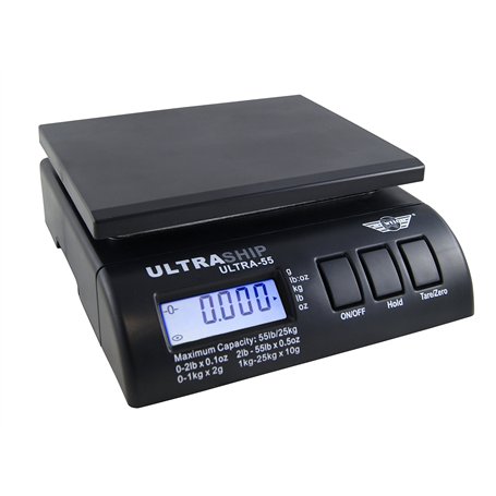 My Weigh Ultra-55 colis pesant jusqu'à 25 kg. Avec porte lettre supplémentaire pour le Broarbeit