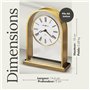 Howard Miller Reminisce Horloge de Table 613-118 - Finition en Laiton avec Mouvement à Quartz