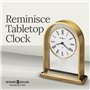 Howard Miller Reminisce Horloge de Table 613-118 - Finition en Laiton avec Mouvement à Quartz