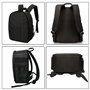Pacienjo sac à dos pour appareil photo, Insert rembourré, Sac Pour Appareil Voyage Portabl avec support trépied, Sac À Dos Photo