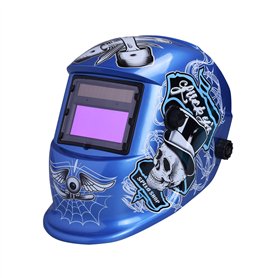 Nuzamas Masque de soudage obscurcissant à énergie solaire - Protection du visage pour Arc Tig Mig - Coupe plasma - Plage de nuan
