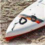 XIAOJINGQINGAQ Laisse de surf avec sangle de cheville réglable en spirale pour planche de surf - Laisse de surf - Laisse de surf