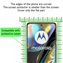 Tzstz 3 Pièces Verre Trempé D'écran Protecteur pour Motorola Moto G52/G82 6.6" Dureté 9H Anti Rayures HD Film de Protection D'éc