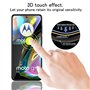 Tzstz 3 Pièces Verre Trempé D'écran Protecteur pour Motorola Moto G52/G82 6.6" Dureté 9H Anti Rayures HD Film de Protection D'éc