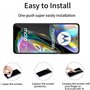 Tzstz 3 Pièces Verre Trempé D'écran Protecteur pour Motorola Moto G52/G82 6.6" Dureté 9H Anti Rayures HD Film de Protection D'éc