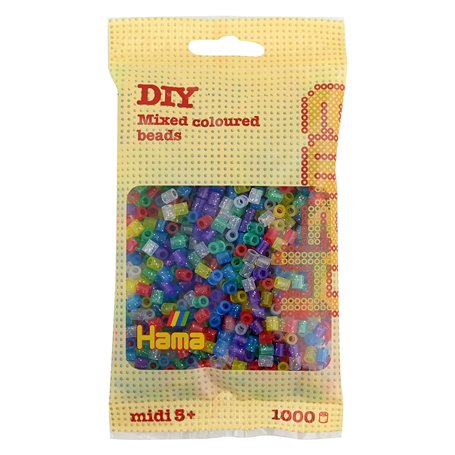 Hama - 207-54 - Loisirs Créatifs - Perles et Bijoux - Sachet 1000 Perles - Paillettes