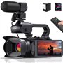 Caméscope vidéo 6K 64MP 18X zoom numérique Vlogging Caméra avec vision nocturne IR pour YouTube