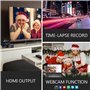 Caméscope vidéo 6K 64MP 18X zoom numérique Vlogging Caméra avec vision nocturne IR pour YouTube, HD Webcam Camera WiFi Caméra vi