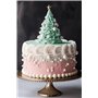 160g de perles de sucre comestibles blanches pour décoration de gâteaux, toppers de cupcakes et décorations de biscuits pour mar