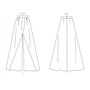 Vogue Patterns V1702R5 Patron de pantalon pour femme Taille 42-46-48-50