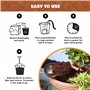 Compost sans Tourbe de Coco et de Coco. Terreau de rempotage avec 6 Mois de Nutrition. Terreau de Coco pour Plantes d'intérieur/