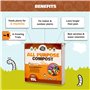 Compost sans Tourbe de Coco et de Coco. Terreau de rempotage avec 6 Mois de Nutrition. Terreau de Coco pour Plantes d'intérieur/