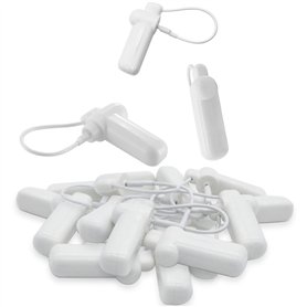 Lot de 100 étiquettes de sécurité EAS avec cordon de 150 mm