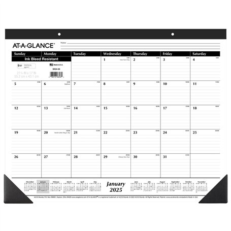 AT-A-GLANCE SK250025 Calendrier de bureau 2025