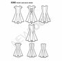 New Look NL6360 Patron de Robe Fillette 22 x 15 cm