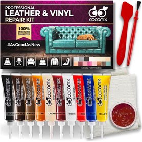 Coconix Kit de Réparation Cuir et Vinyle | Répare déchirures