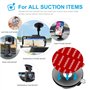 Anteel - Dashboard Pad Montage Disque Adhésif Kit De Remplacement Adhésif, 6pcs 70mm Cercle Autocollants Double Face Résistants 