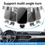 LUNQIN Support de téléphone de voiture pour Audi Q3 2019 2020 2021 2022 2023 2024 2025 Accessoires d'intérieur de voiture Meille