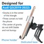 LUNQIN Support de téléphone de voiture pour Audi Q3 2019 2020 2021 2022 2023 2024 2025 Accessoires d'intérieur de voiture Meille