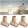 PVC Capsules Thermorétractables à Vin,Capsules Thermorétractables Bouteille de Vin Bouchons Rétractables 100 Pcs Capsules Rétrac