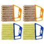 Zliger 4 Pièces Brosse de Nettoyage Stores Volets Duster Lattes Nettoyant à Poussière Accessoire de Nettoyage Stores Brosse de N