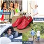 Yooeen Mocassins Femme Chaussures de Travail Plates Loafers en Cuir Loisir Casual Bateau Chaussures de Conduite de Ville