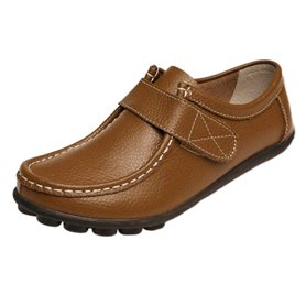 Yooeen Mocassins Femme Chaussures de Travail Plates Loafers en Cuir Loisir Casual Bateau Chaussures de Conduite de Ville