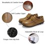 Yooeen Mocassins Femme Chaussures de Travail Plates Loafers en Cuir Loisir Casual Bateau Chaussures de Conduite de Ville