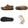 Yooeen Mocassins Femme Chaussures de Travail Plates Loafers en Cuir Loisir Casual Bateau Chaussures de Conduite de Ville