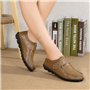 Yooeen Mocassins Femme Chaussures de Travail Plates Loafers en Cuir Loisir Casual Bateau Chaussures de Conduite de Ville