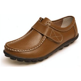 Yooeen Mocassins Femme Chaussures de Travail Plates Loafers en Cuir Loisir Casual Bateau Chaussures de Conduite de Ville