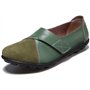 Yooeen Mocassins Femme Chaussures de Travail Plates Loafers en Cuir Loisir Casual Bateau Chaussures de Conduite de Ville Réglabl