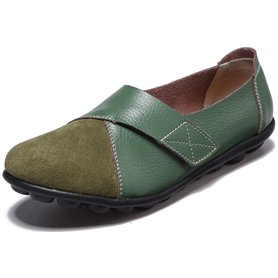 Yooeen Mocassins Femme Chaussures de Travail Plates Loafers en Cuir Loisir Casual Bateau Chaussures de Conduite de Ville