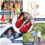 Yooeen Mocassins Femme Chaussures de Travail Plates Loafers en Cuir Loisir Casual Bateau Chaussures de Conduite de Ville