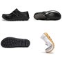 Yooeen Mocassins Femme Chaussures de Travail Plates Loafers en Cuir Loisir Casual Bateau Chaussures de Conduite de Ville Réglabl