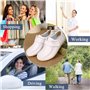 Yooeen Mocassins Femme Chaussures de Travail Plates Loafers en Cuir Loisir Casual Bateau Chaussures de Conduite de Ville