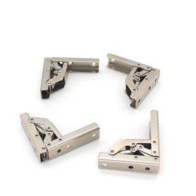 Lot de 4 charnières de porte/étagère pliables à 90 degrés pour table et meubles