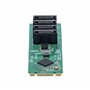 StarTech.com Carte Adaptateur M.2 vers SATA à 4 Ports, Carte Extension M.2 PCIe 3.0 vers HDD/SSD SATA, Windows/macOS/Linux